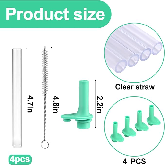 XANGNIER Replacement Straws and Bite Valve Compatible - Image 4