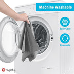 Orighty Grey Microfiber Cleaning Cloth, 24 Pack Highly Absorbent Cleaning Rags - Image 7