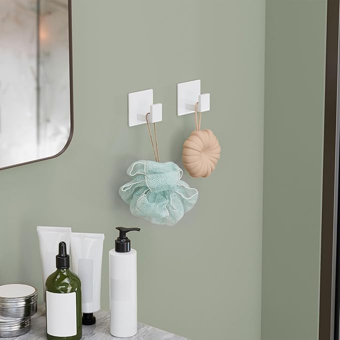 Adhesive Shower Hooks, Towel Hooks - Image 6