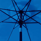 Sunnyglade 9' Patio Umbrella Outdoor Table Umbrella with 8 Sturdy Ribs (Blue) - Image 4