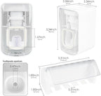 5 Slots Wall Mount Toothbrush Holder - Image 2