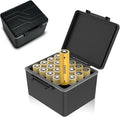 JJC 20 Slots 18650 Battery Case, High Capacity Water-Resistant Anti-Shock by JJC