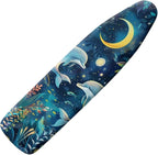 Dolphin Ironing Board Cover and Pad, Stain Resistant and Scorch, Smooth Iron by Vanideaoty