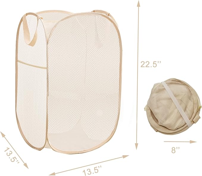2Pack Collapsible Laundry Basket - Image 7