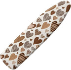 Leopard Hearts Ironing Board Cover Resist Scorching Cover Heavy Duty Padded by Pzuqiu