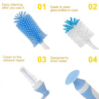 Chemimoso Multifunctional Cleaning Brush, Baby Bottle Brush, Bottle Brush - Image 4