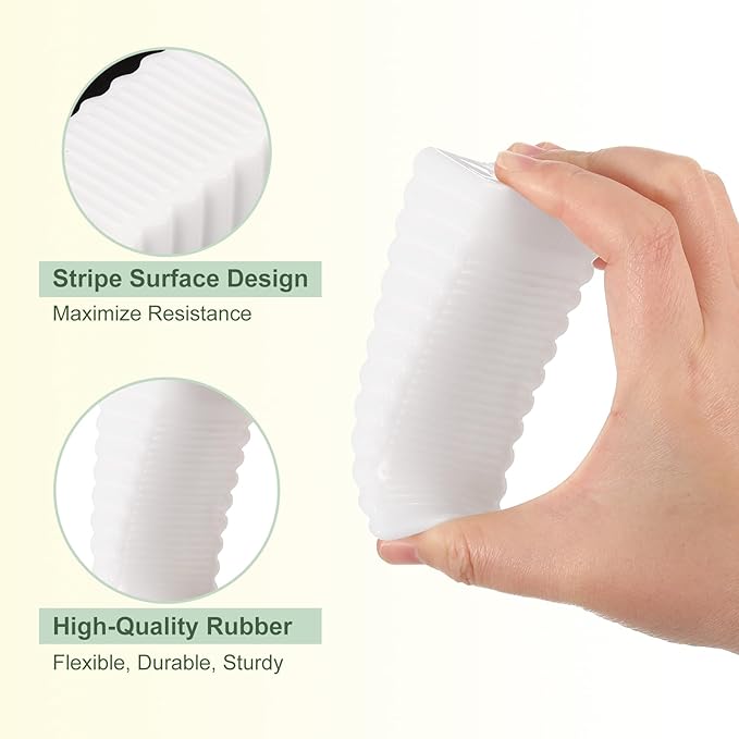 uxcell 2 Pcs Door Stoppers for Bottom of Door, 28mm/1.10 Inch Door Stops - Image 3