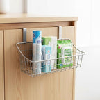 LeleCAT Basket with hook Grid Storage Basket, Hang it behind a door or on a - Image 5