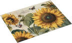 Sunflower and Butterfly Dish Drying Mat - Image 2