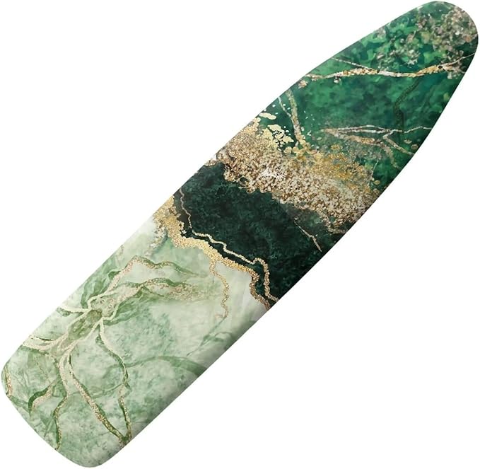 ZDCUSTOM Green Marble Table Top Ironing Board Cover Standard Ironing Board Cover by Unknown