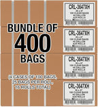 Aluf Plastics 45 Gallon 0.9 MIL Clear Garbage Bags - Image 6