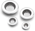 4 Pack Heavy Duty Stainless Steel Kitchen Sink Drain Strainer, Bathroom Hair - Image 9