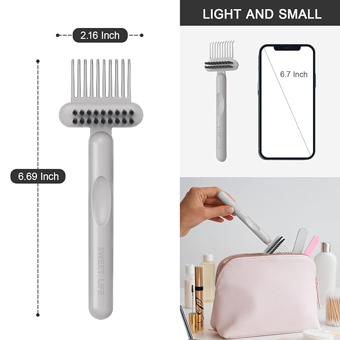 RHOS Hair Brush Cleaning Tool, 2-in-1 High-toughness Cleaning Claws and - Image 2