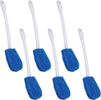 LOLA Bath & Toilet Bowl Scrubber Brush w/Comfort Handle, 6 Pack, w/Hang Hole. by LolaProducts