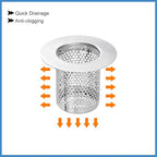 uxcell 4 Pack Shower Drain Strainer, Fit Hole Size from 1.5" to 2.6" - Image 4
