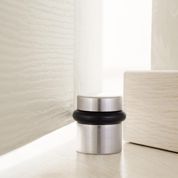 Design House 2-Pack Modern Cylindrical Floor Mounted Door Stops - Image 6