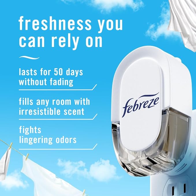Febreze Plug-In Air Freshener, Odor-Fighting Scented Oil Refill, Air Fresheners - Image 2