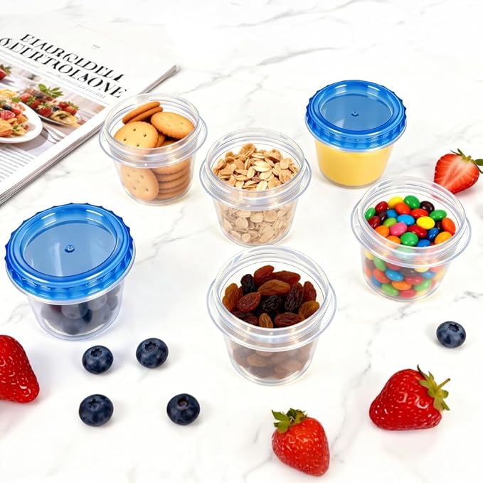12 Pack 4oz Small Freezer Storage Containers - Image 6