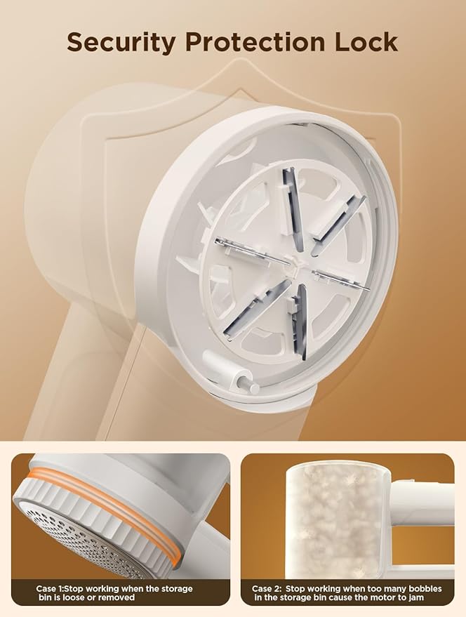 Rechargeable Fabric Shaver, Lint Remover - Image 5