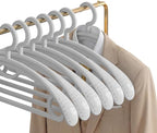 Plastic Clothes Hanger, Extra Thick Plastic Wide Shoulder Adult 360 Degrees by GEMWONDER