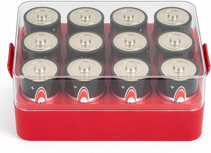 ALCYON Battery Organizer Storage Case, Battery Vault Box Container by ALCYON