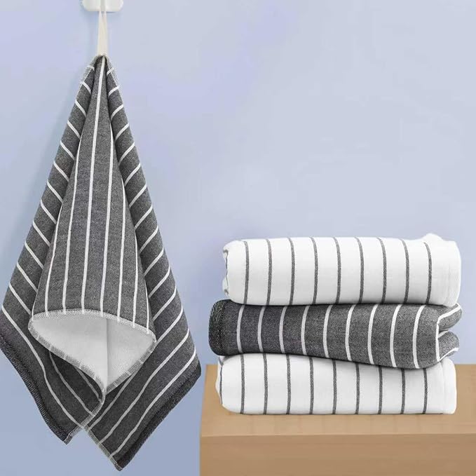 4-Pack Premium Cotton Hand Towels by VOOVAMOVAS