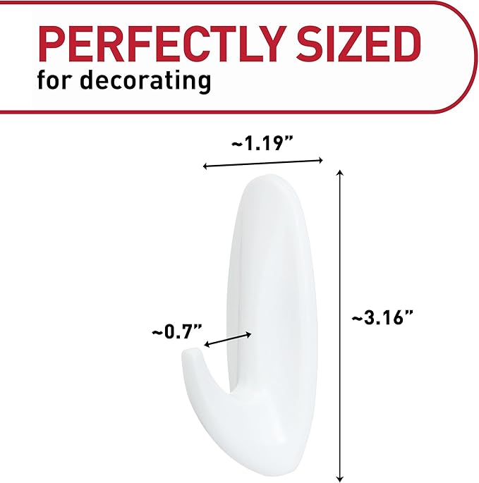 Command Medium Designer Hooks, 9 Hooks and 12 Strips, Damage-Free Hanging Wall - Image 2