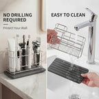 Toothbrush Holder for Bathroom Countertop, Stainless Steel Electric Toothbrush - Image 9