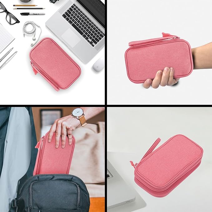 Travel Electronics Organizer, Waterproof Cable Organizer Bag, Accessories - Image 7