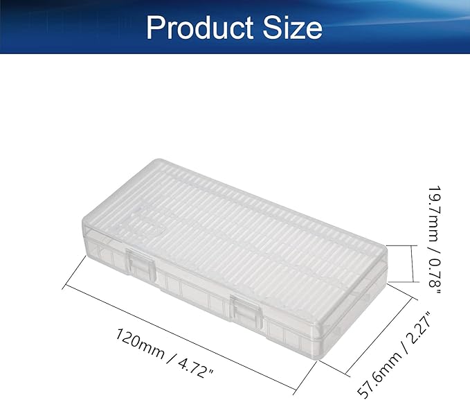 Heyiarbeit Battery Storage Case Holder Box - Image 2