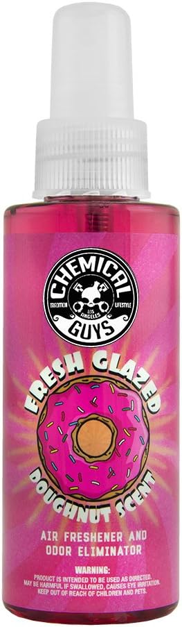 Chemical Guys AIR23304 Fresh Glazed Doughnut Scent Premium Air Freshener and by ChemicalGuys