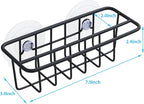 Sink Caddy Sponge Holder for Kitchen Sink Dish Cloth Hanger 2 Suspension Options - Image 6