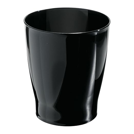 iDesign Small Round Bathroom Trash Can - Image 9