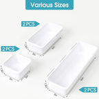 6 PCS Drawer Organizer Set, 3 Size Makeup Drawer Divider Organizer - Image 2