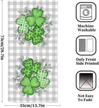 St Patricks Day Hand Towels, 2 Packs Spring Floral Bathroom Hand Towels 28.7 x - Image 2