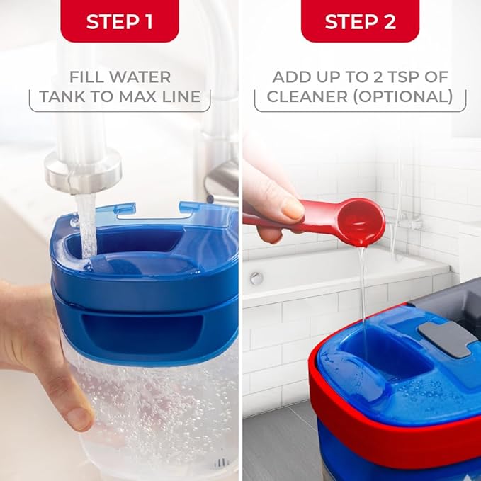 O-Cedar H2prO Flat Mop System | Quick Cleaning Tool | Clean - Image 15