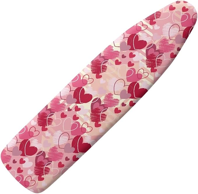 Love Heart Ironing Board Cover Standard Size Romantic Iron Board Cover by KUIFORTI
