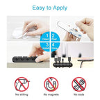 Cord Organizer, Cable Clips Cord Holder, Cable Management USB Cable Power Wire - Image 6