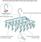Foldable Clip Hangers with 26 Drying Clips, Underwear Hanger with Clips - Image 5