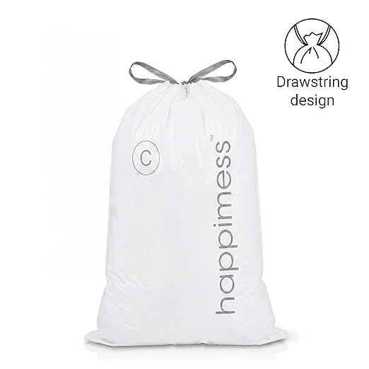 happimess 13.2 Gallon Drawstring Trash Bags, Heavy Duty LDPE Liners - Image 7