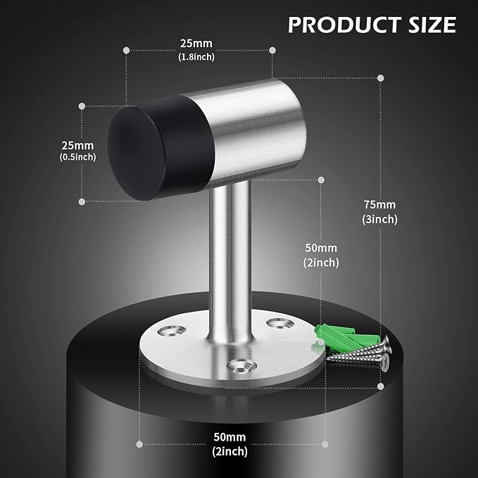 6 Pack Heavy Duty Floor Stopper - Image 2
