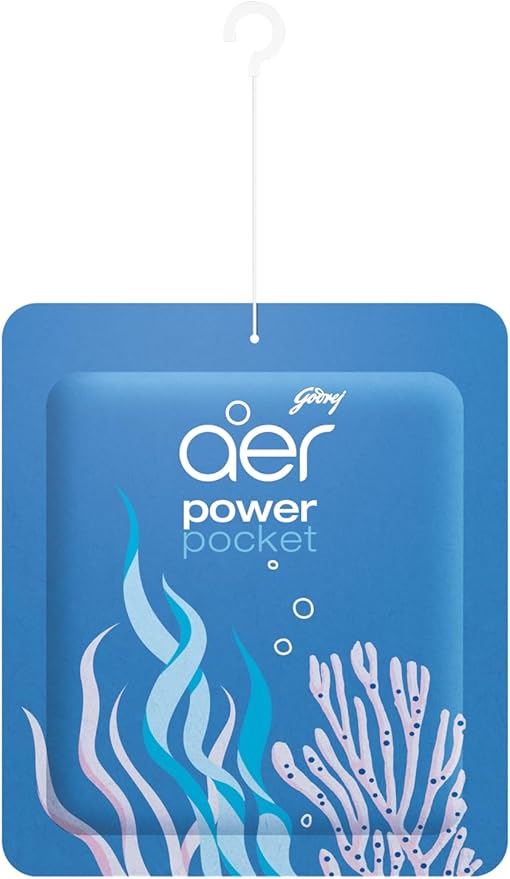 Godrej Aer Power Pocket Sea Breeze Bathroom Fragrance 10 g - Image 4