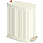 Small Bathroom Trash Can with Air Freshener Soft Close Lid, 6 Liter/ 1.6 Gallon by GloDeals