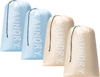 4 Pack XL Travel Laundry Bag, Machine Washable Dirty Clothes Organizer by Unknown