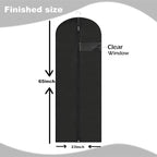Dress Bags for Gowns Long, Suit Bag Cover for Storage and Travel - Image 2