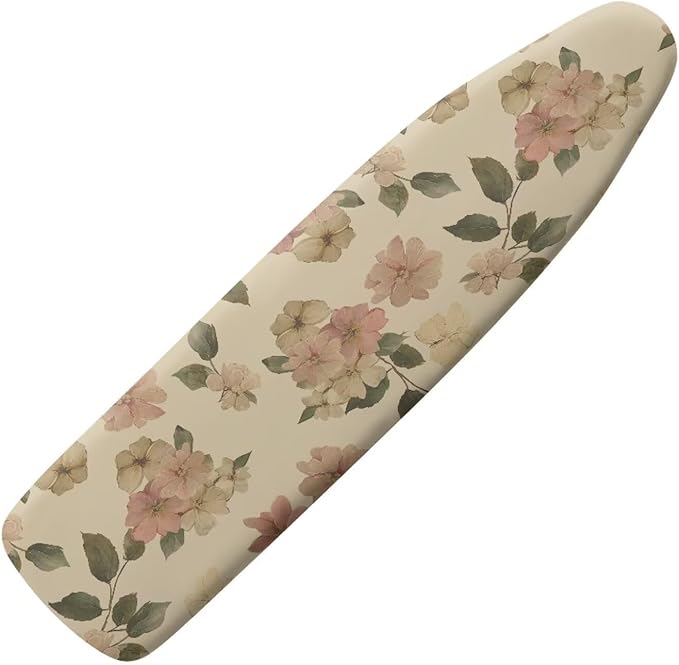 Vintage Flower Ironing Board Cover 15x54 Inch Extra Thick Resistant Scorch and by Hinthetall