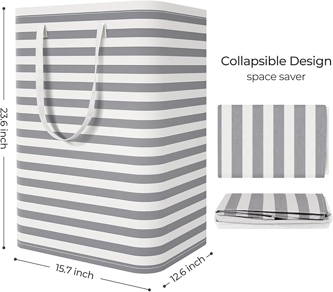StorageRight Laundry Basket Hamper Large Collapsible Laundry Hamper - Image 2