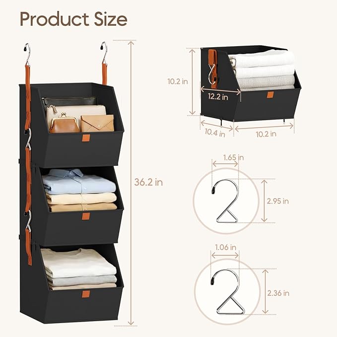 Collapsible Hanging Closet Organizer - Image 6