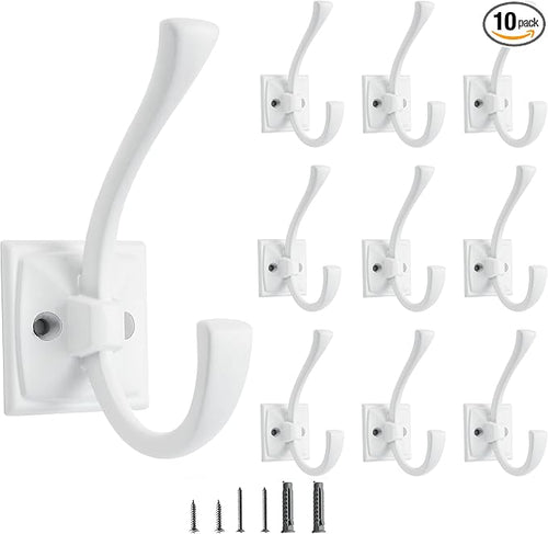 10 Pack Decorative Heavy Duty Towel Hooks by CABDM