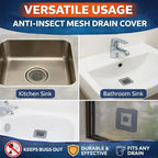 20 Pack Disposable Shower Drain Hair Catcher Stickers - Image 5